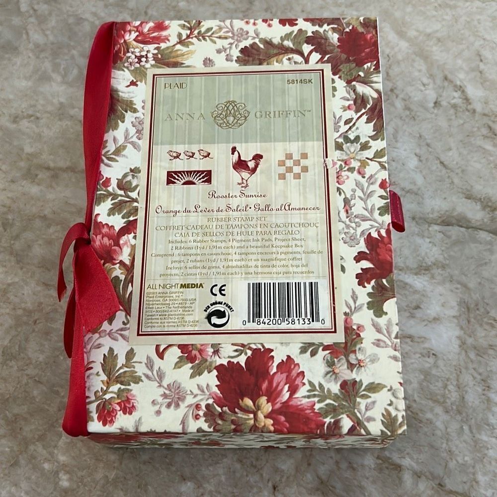 Anna Griffen Rooster Stamp Set - Picture 2 of 5